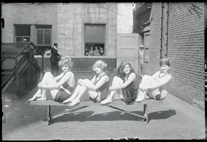 Young Friends Posing in Swim Wear