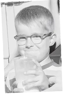 Harrisburg Prints: Young Governor's Son Drinking from Glass