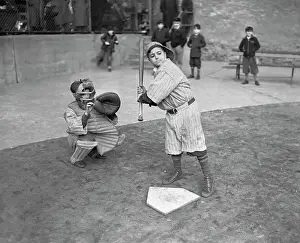 Young John Pop Letterri in Batting Position