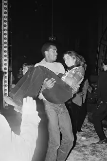 Young Man Carrying Caroline Kennedy at Studio 54
