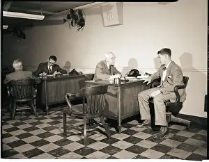 Electric Prints: Young Man Talks To Banker