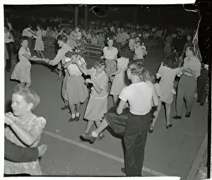 Young People Dancing Outside
