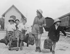 Palestine Prints: Young Polish Refugees and Guardian Nurse Traveling Inside Palestine