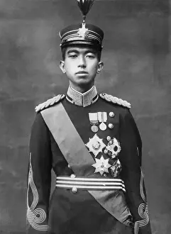 Young Prince Hirohito In Uniform