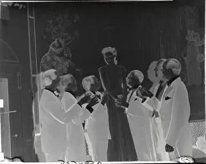 Young Socialites Men Toasting Young Woman