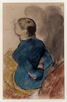 Prints of Young Woman in Blue by Edgar Degas, about 1884. Delavan Smith Fund. (Photo by Indianapolis Museum of Art/Getty Images) Grace in Motion: A Timeless Collection of Ballet, Beauty, and Everyday Elegance: Young Woman In Blue