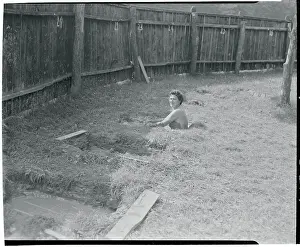 Mud Bath Prints: Young Woman in Mud Pool