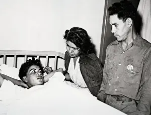 Wound Prints: Young Zoot Suitor in Hospital Bed