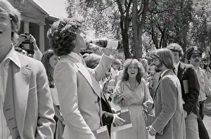 Andover Prints: Younger John F. Kennedy Jr. Celebrating Graduation with His Friends