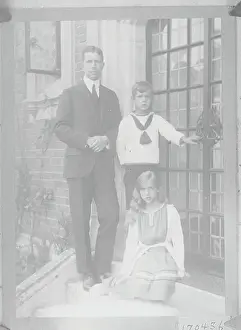 Younger Swedish Leader and Children Outdoors