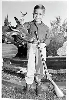Austin Prints: Youngest Deer Hunter in Texas With his First Kill