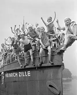 Youngsters Gesturing on Boat