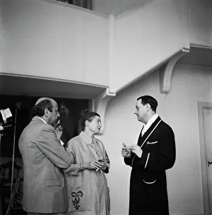 Huty25205 Prints: Yousuf Karsh, Solange Gathier and André Malraux