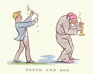 Young Men Gallery: Youth and age, burn the candle at both ends