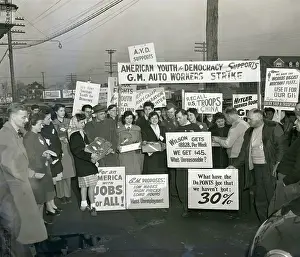 Picketing Prints: Youth Group Delivers Food to Strikers