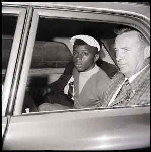 Detective Prints: Youth in Police Car with Detective