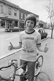 Youth Wearing 3 Mile Island T-Shirt
