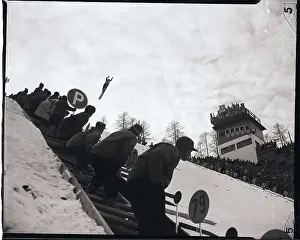 Yruiy Moschkin During Ski Jump