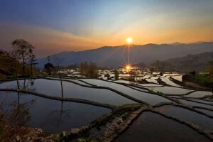 Images Dated 4th March 2014: Yuanyang rice terrace, Yunnan, China