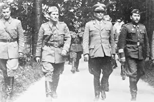 Yugoslavia Prints: Yugoslavian Leaders Walking Together