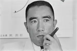 Huty25824 Prints: Yukio Mishima, Japanese Writer & Nationalist