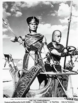 Lac0035 Prints: Yul Brynner In The Ten Commandments