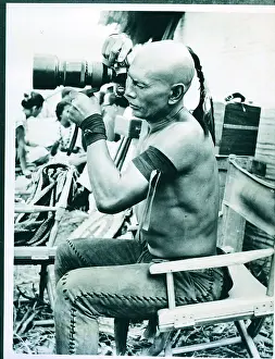 Yul Brynner Taking Photograph