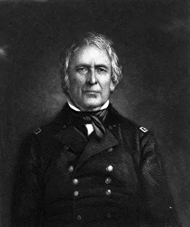Portrait Male Head Prints: Zachary Taylor