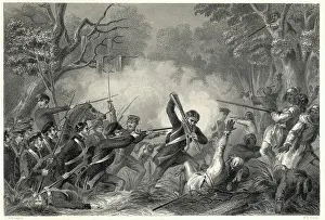 Bayonet Prints: Zachary Taylor Fighting Native Americans