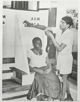 Zanzibar Prints: Zanzibar Citizen Being Photographed for Voting Registration