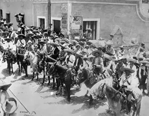 Revolutionaries Prints: Zapata Brothers with Revoulutionary Group