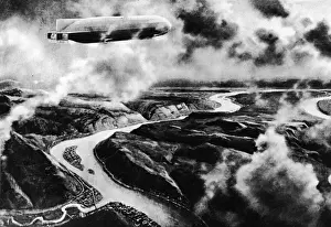 Fires Prints: A Zeppelin Flies Over The Balkans