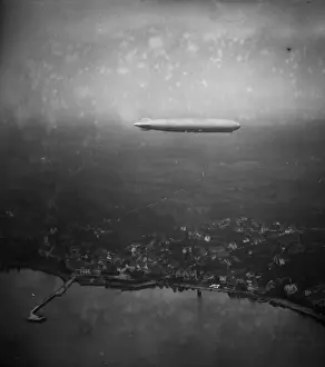 Zeppelin In Flight
