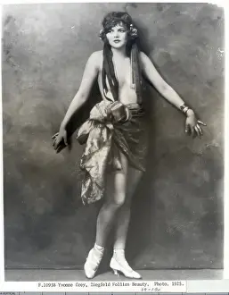 Ziegfeld Follies Showgirl In Pose