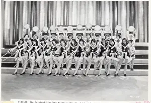 Tambourine Prints: Ziegfield Girls In Tambourine Number