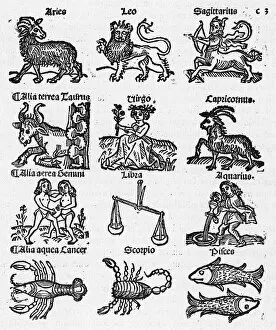 Twin Gallery: Zodiac Signs from 1489