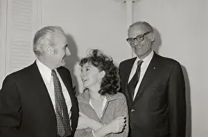 Zoe Caldwell with Arthur Miller