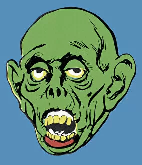 Human Face Gallery: Zombie Head