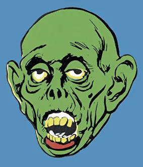 Human Face Gallery: Zombie Head