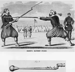 Practice Prints: Zouaves In Bayonet Practice