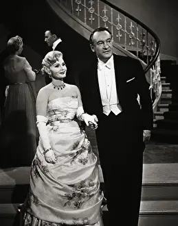 Zsa Zsa Gabor and George Sanders in Death of a Scoundrel