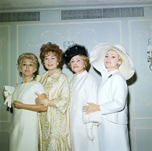 Zsa Zsa Gabor with Her Mother and Sisters