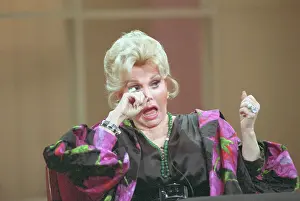 Zsa Zsa Gabor Wiping Her Eye