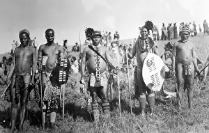 Bodyguard Prints: Zulu King with Advisors