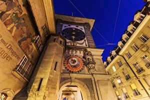 Images Dated 7th September 2015: Zytglogge in Bern at night